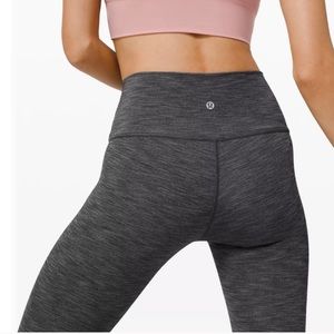 Lululemon - Dark Grey / Black full length leggings